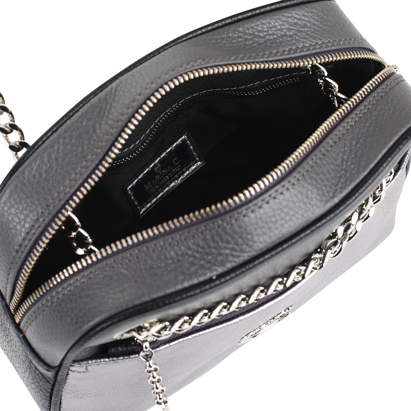 Сумочка на молнии через плечо Marina Creazioni 