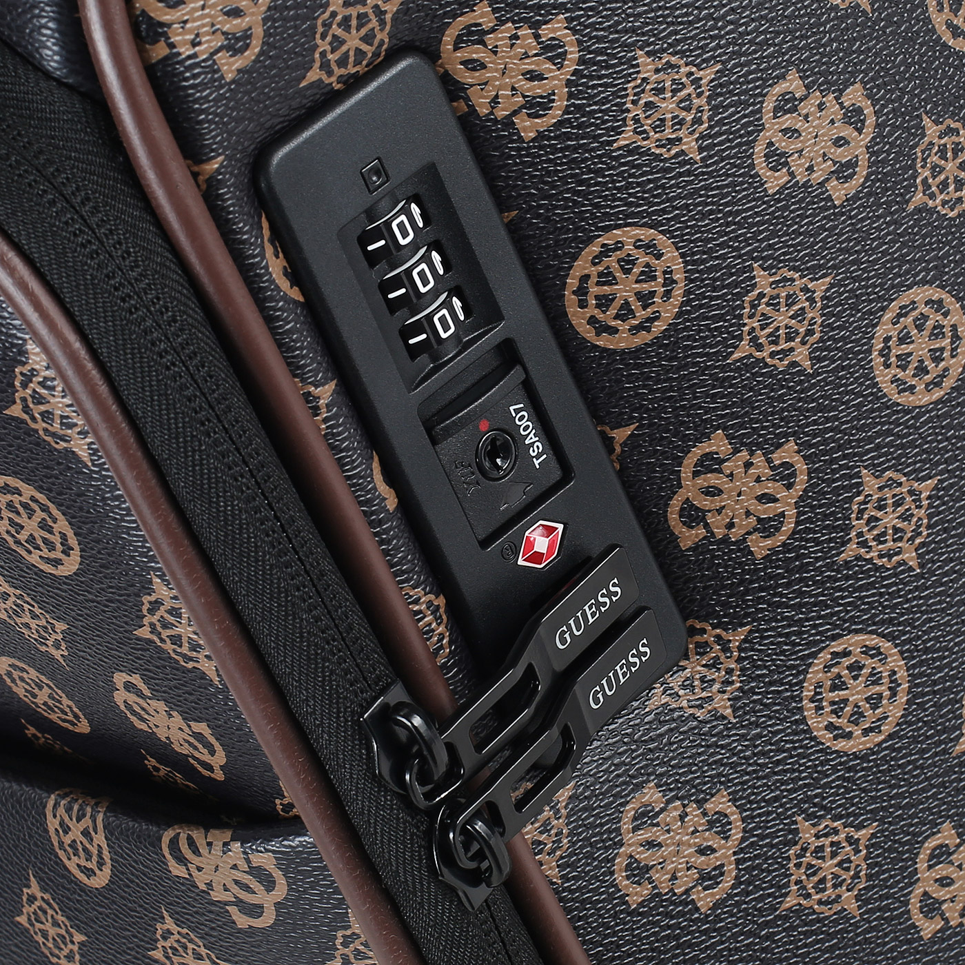 Чемодан маленький S из полиурeтана Guess Peony