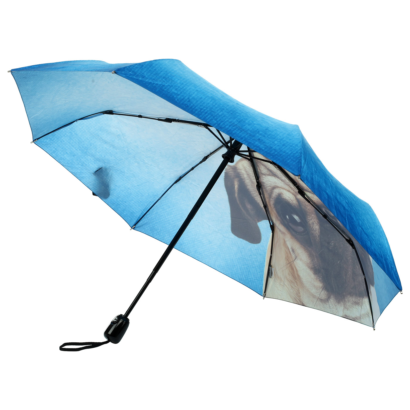 Зонт-автомат с принтом Doppler Mini Lazy Dog Mops