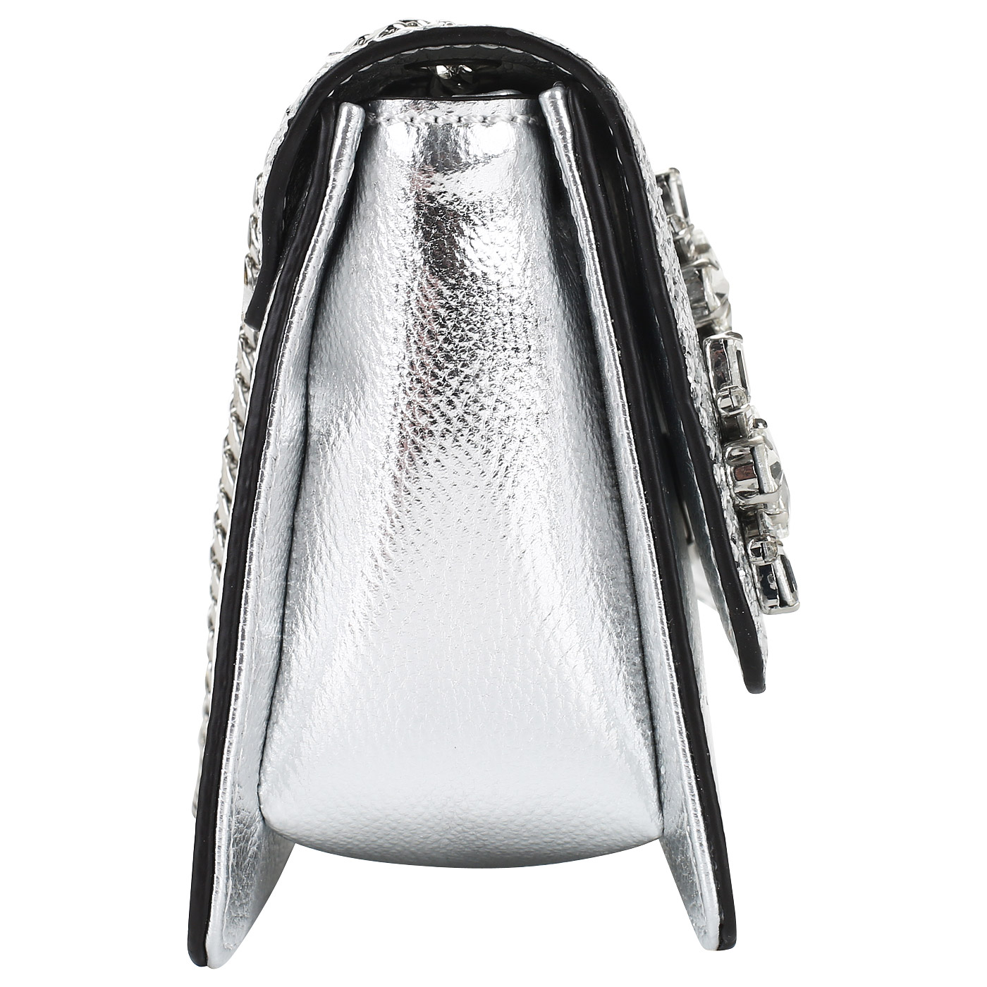 Серебристая сумочка Guess Lynda