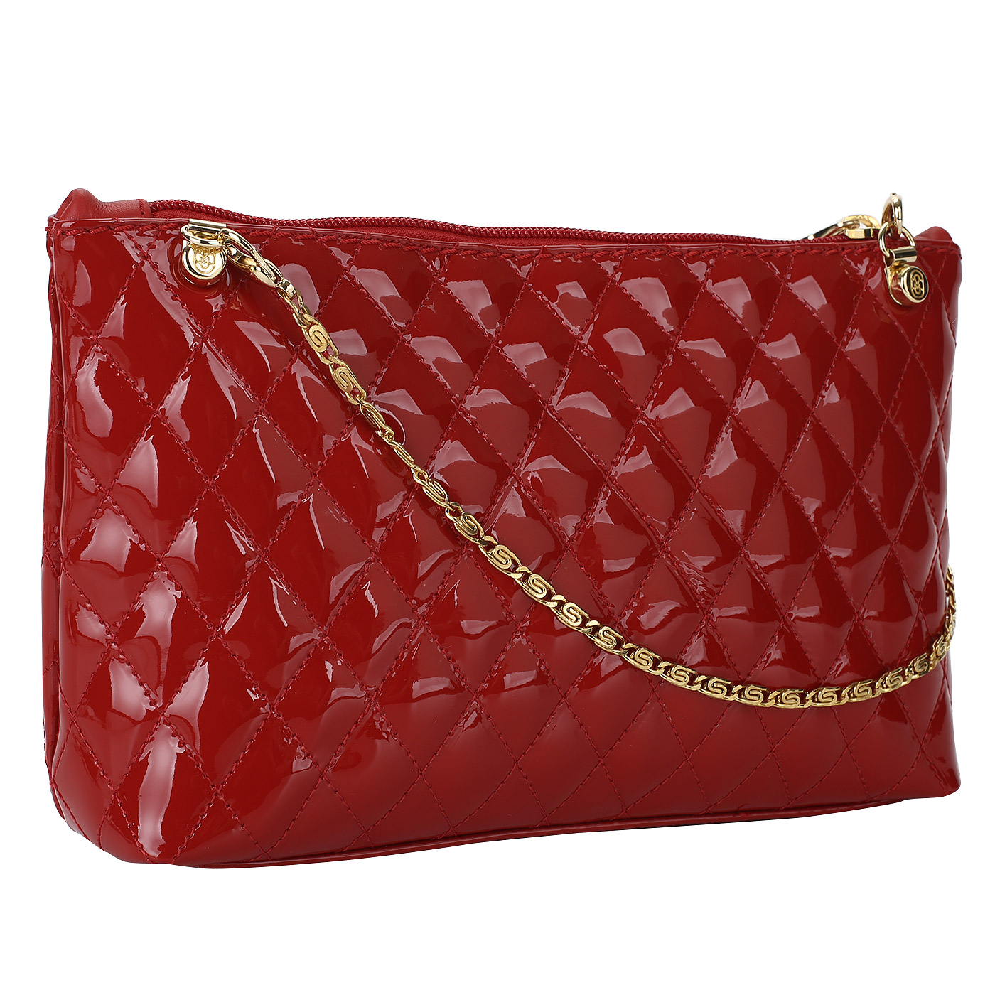 Клатч из лакированной кожи Marino Orlandi 