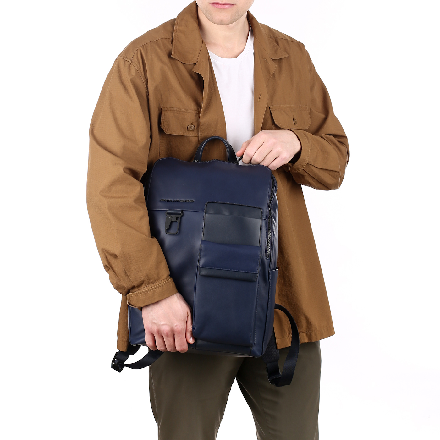 Кожаный рюкзак Piquadro Finn