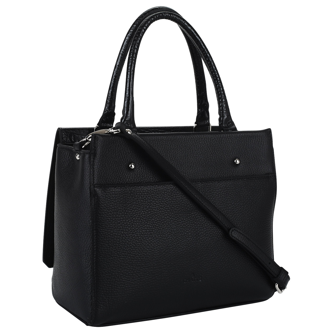 Сумка из комбинированной кожи Chatte 