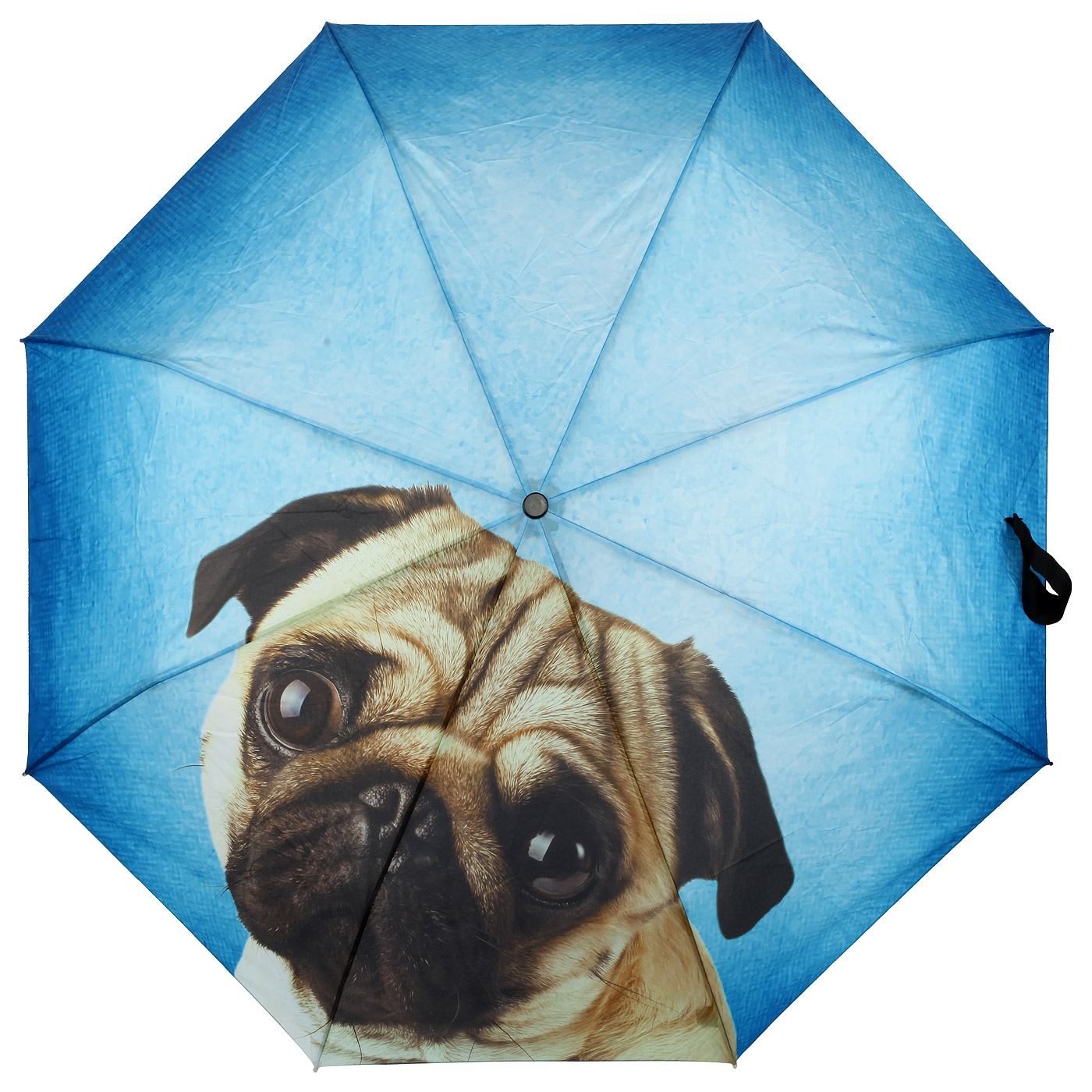 Зонт-автомат с принтом Doppler Mini Lazy Dog Mops