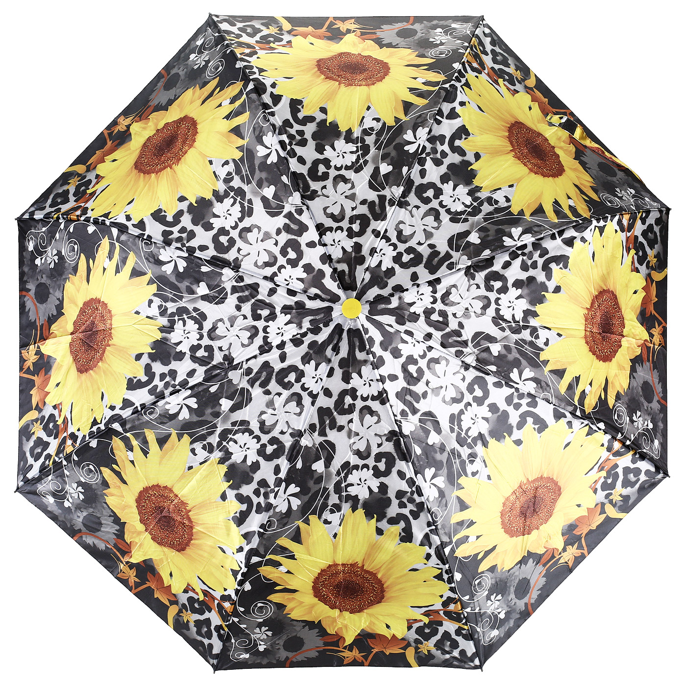 Автоматический зонт с принтом Raindrops 
