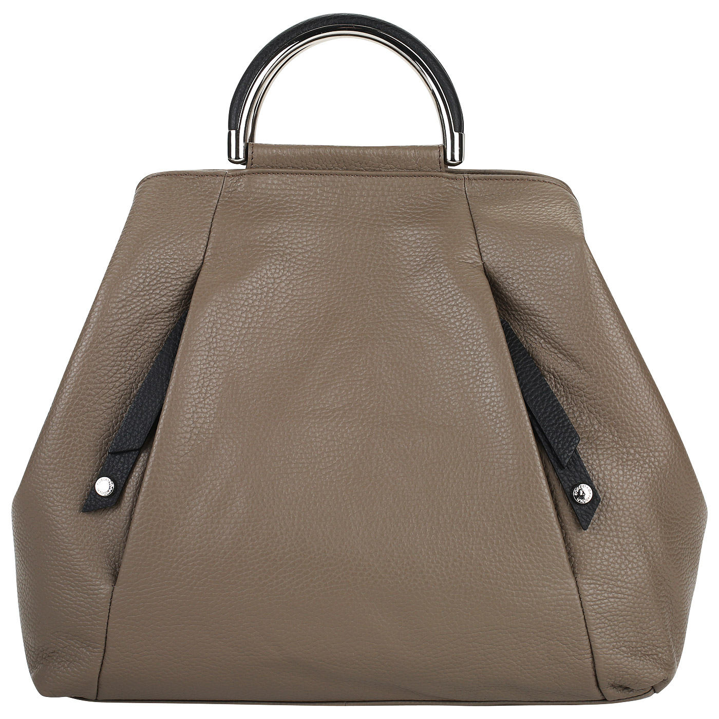 Мягкая кожаная сумка на молнии Roberta Gandolfi Canneloni