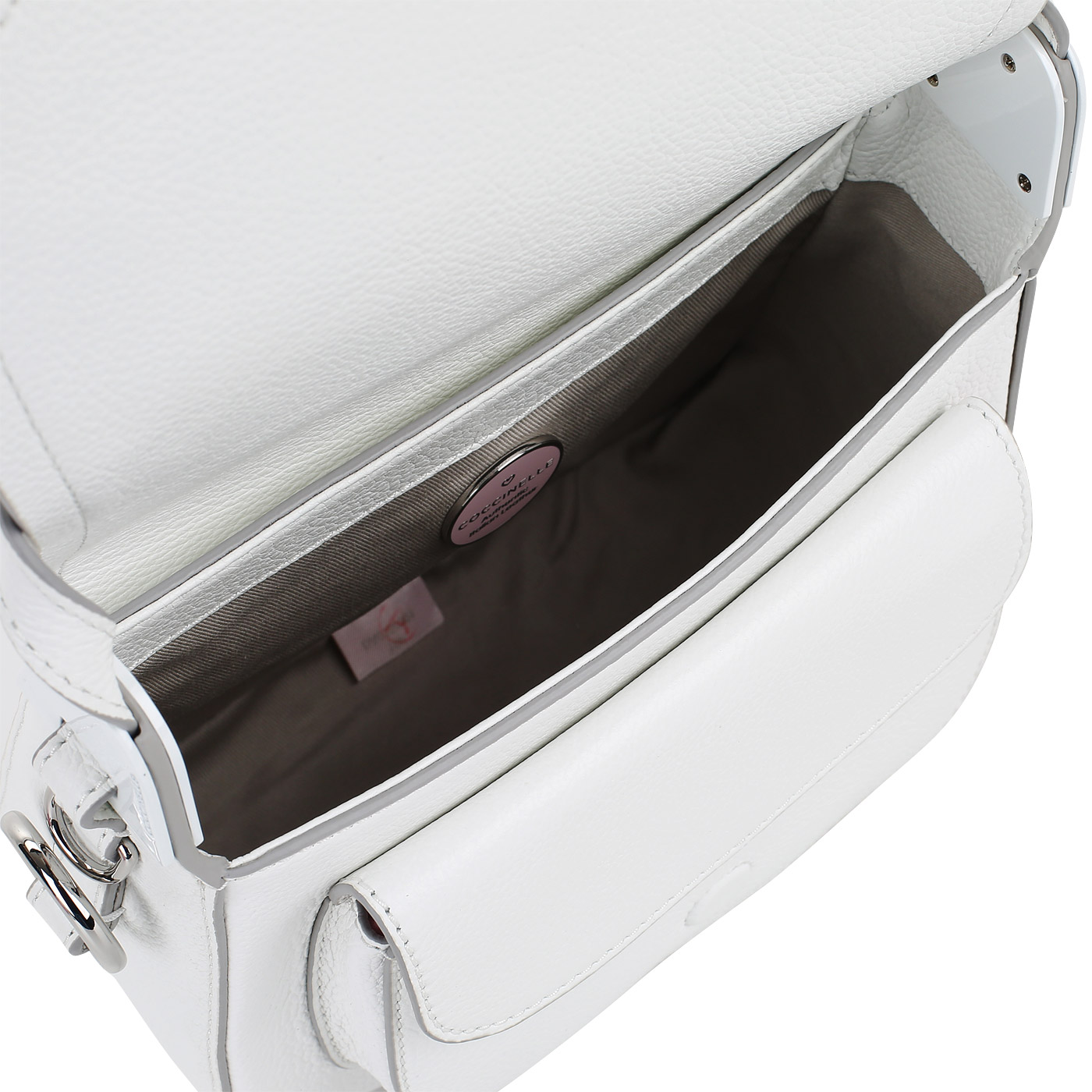 Кожаная сумка с откидным клапаном Coccinelle Espiegle