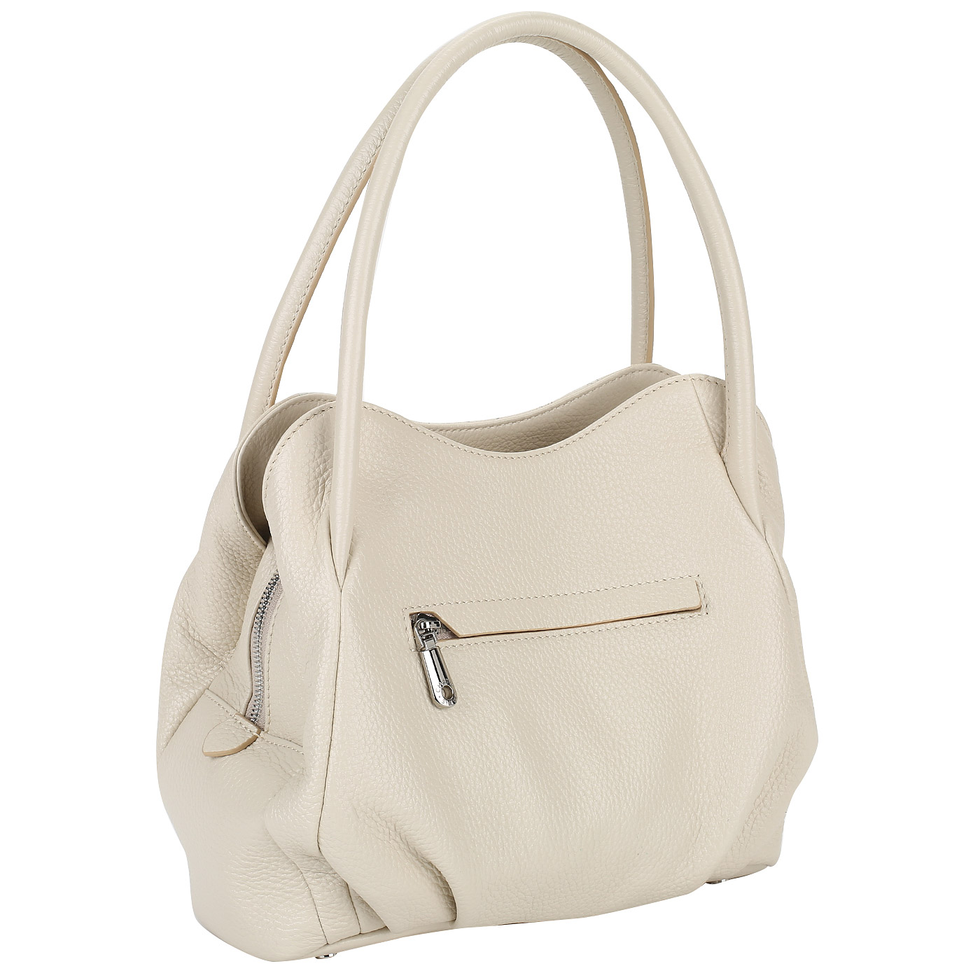 Мягкая кожаная сумка с принтом Chatte 