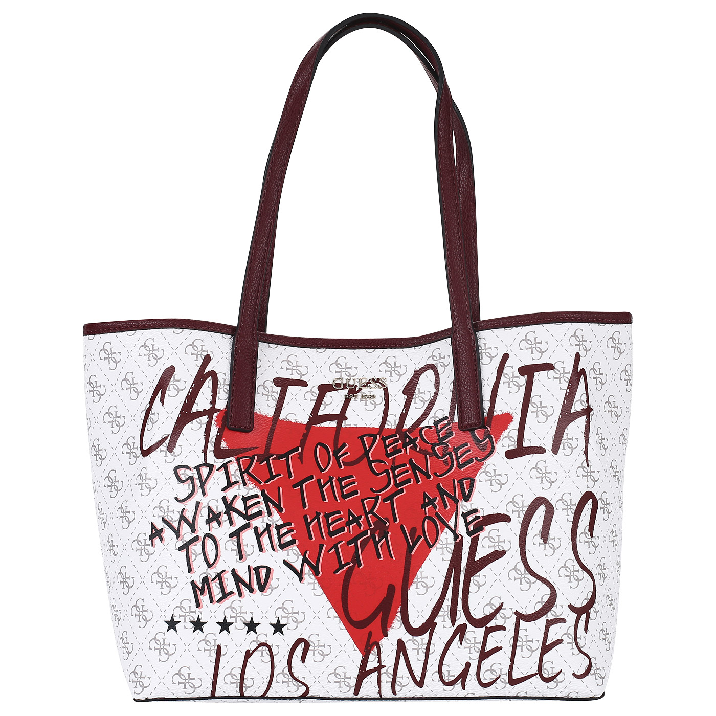 Сумка-шоппер на кнопке Guess Vikky