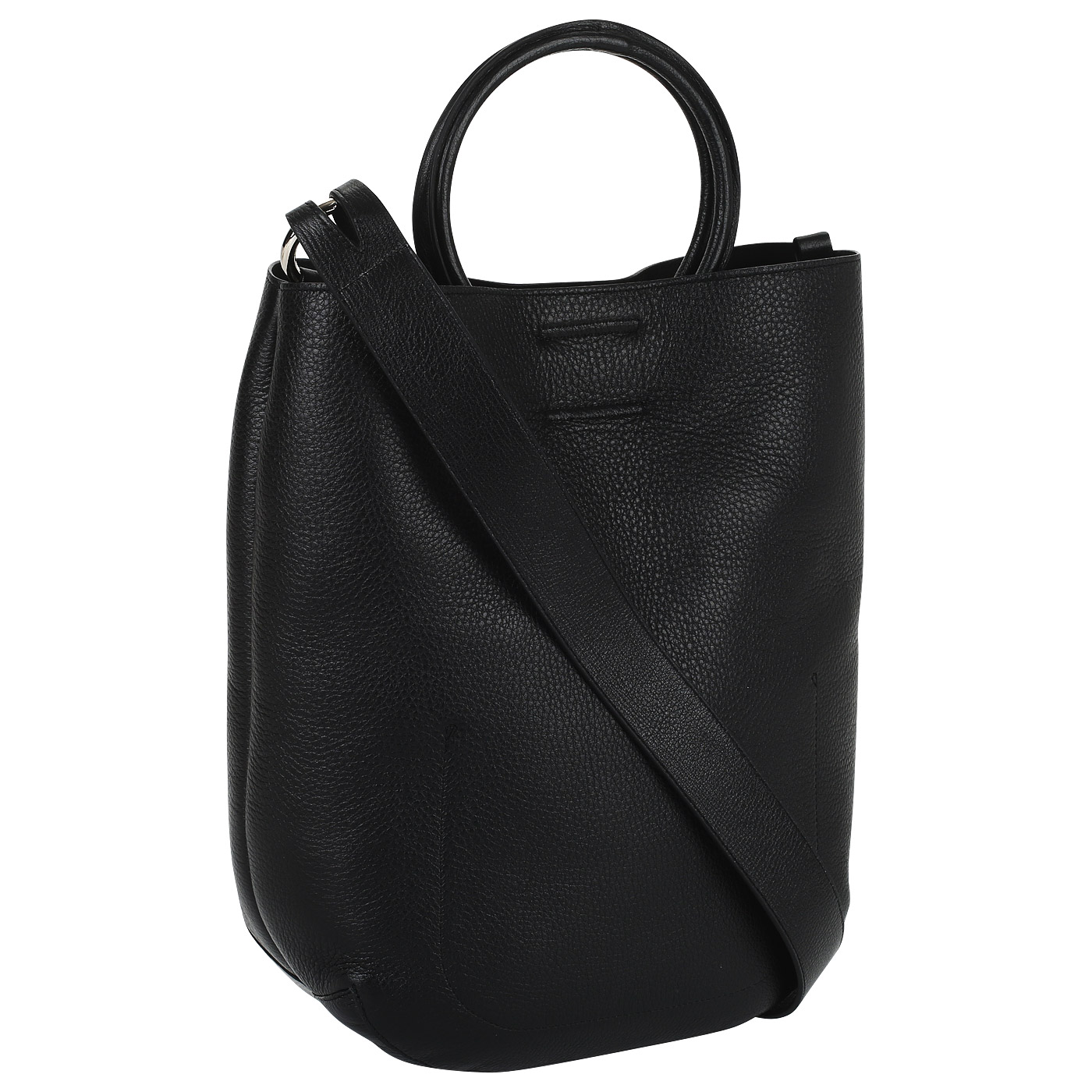 Сумка из мягкой зернистой кожи Chatte 