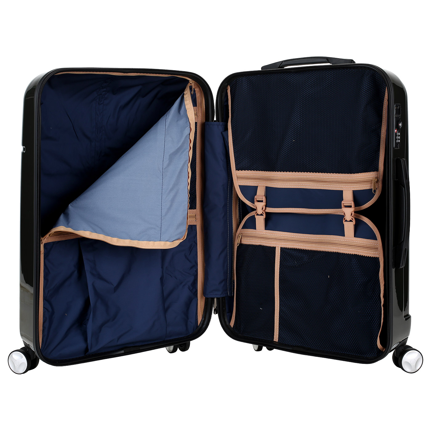 Чемодан средний M с кодовым замком Sun Voyage Elit