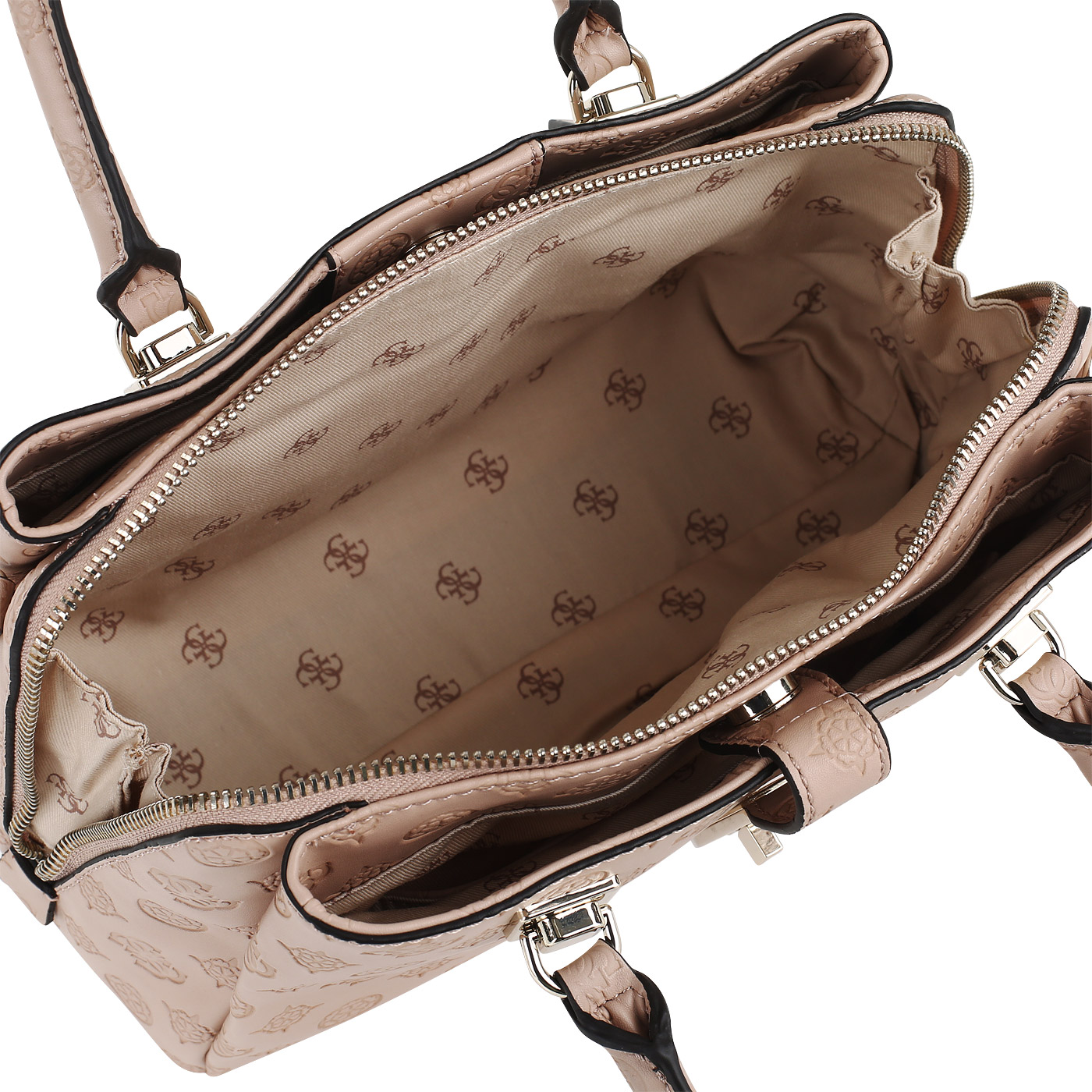 Тисненая сумка с тремя отделами Guess Peony Classic