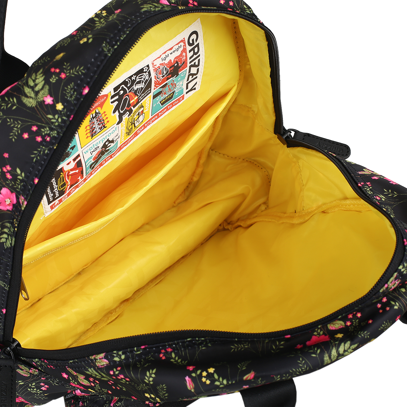 Молодёжный рюкзак с цветами Grizzly 