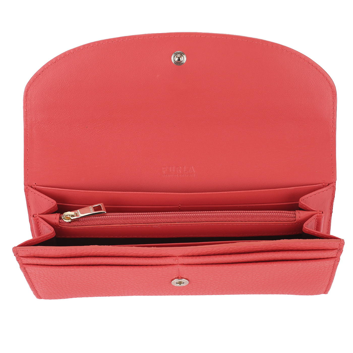 Портмоне кораллового цвета Furla Sleek