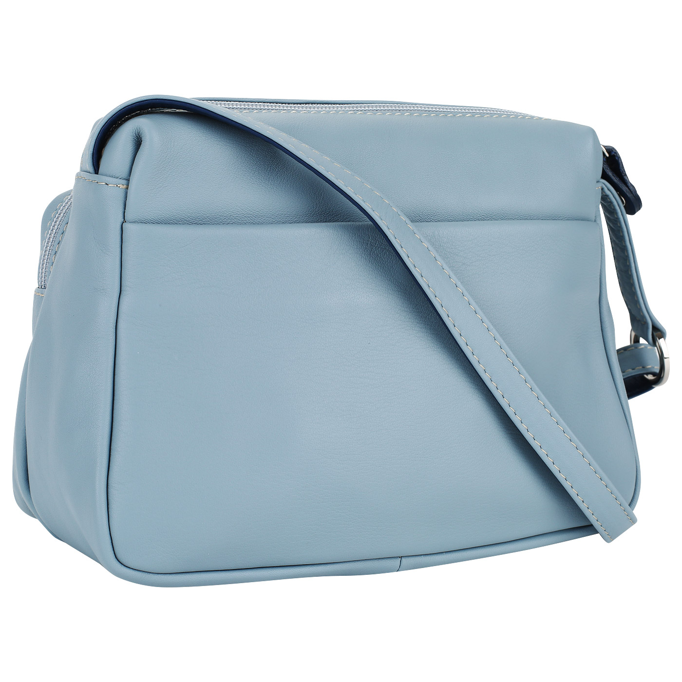 Кожаная сумочка с плечевым ремешком Bruno Rossi 