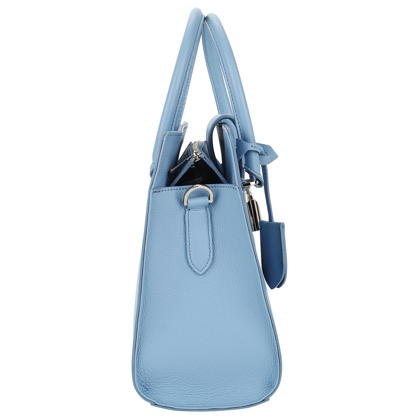 Сумка из зернистой кожи Patrizia Pepe Hard Lock