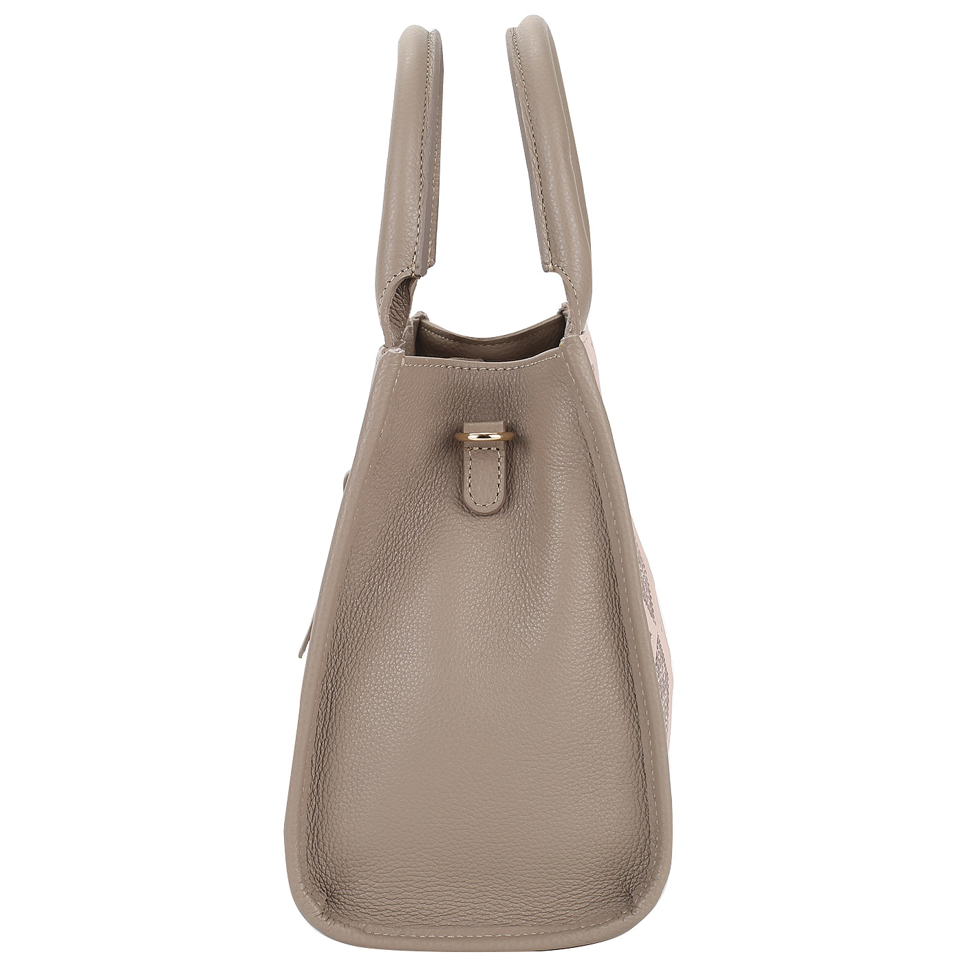 Кожаная сумка с вышивкой Marina Creazioni 