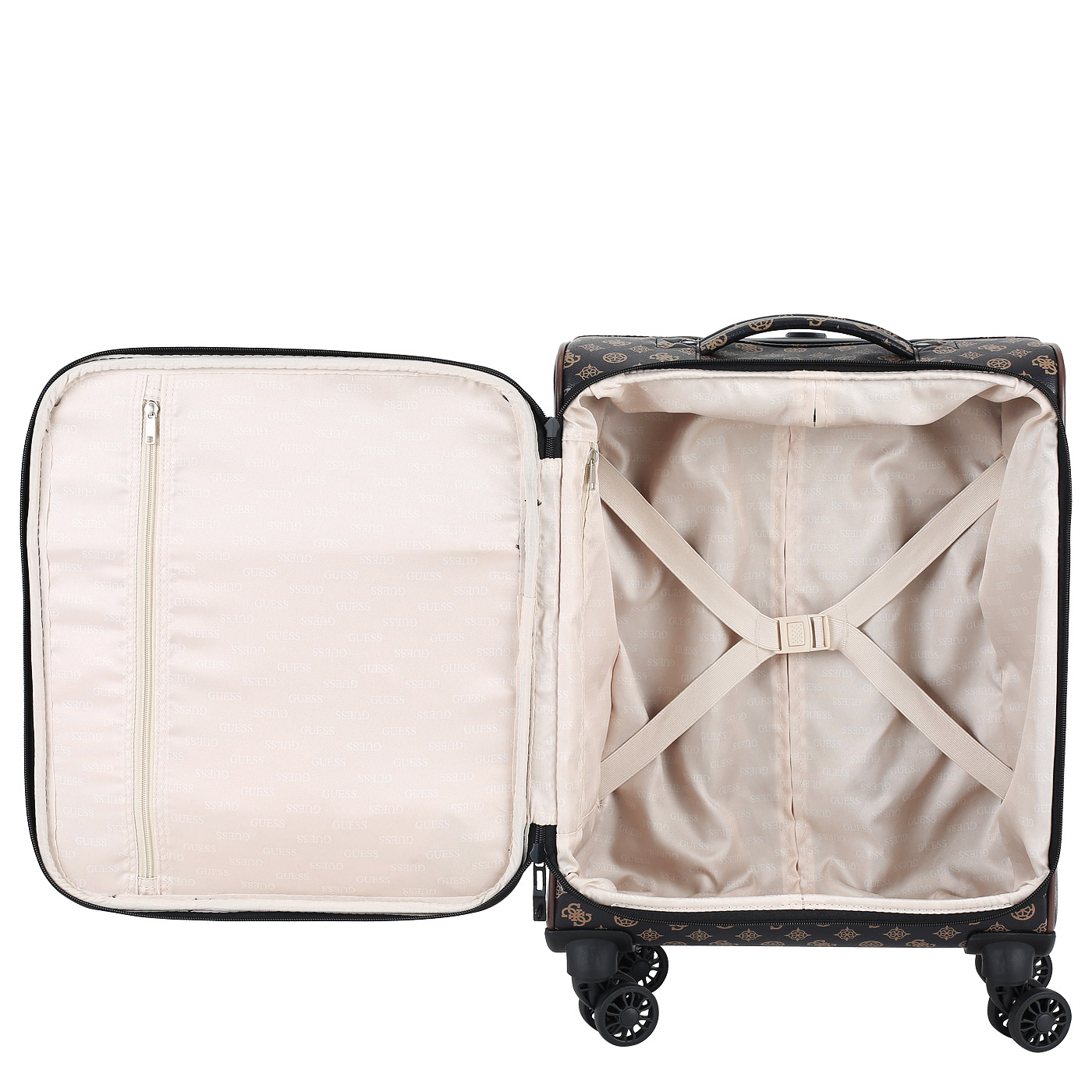 Чемодан маленький S из полиурeтана Guess Peony