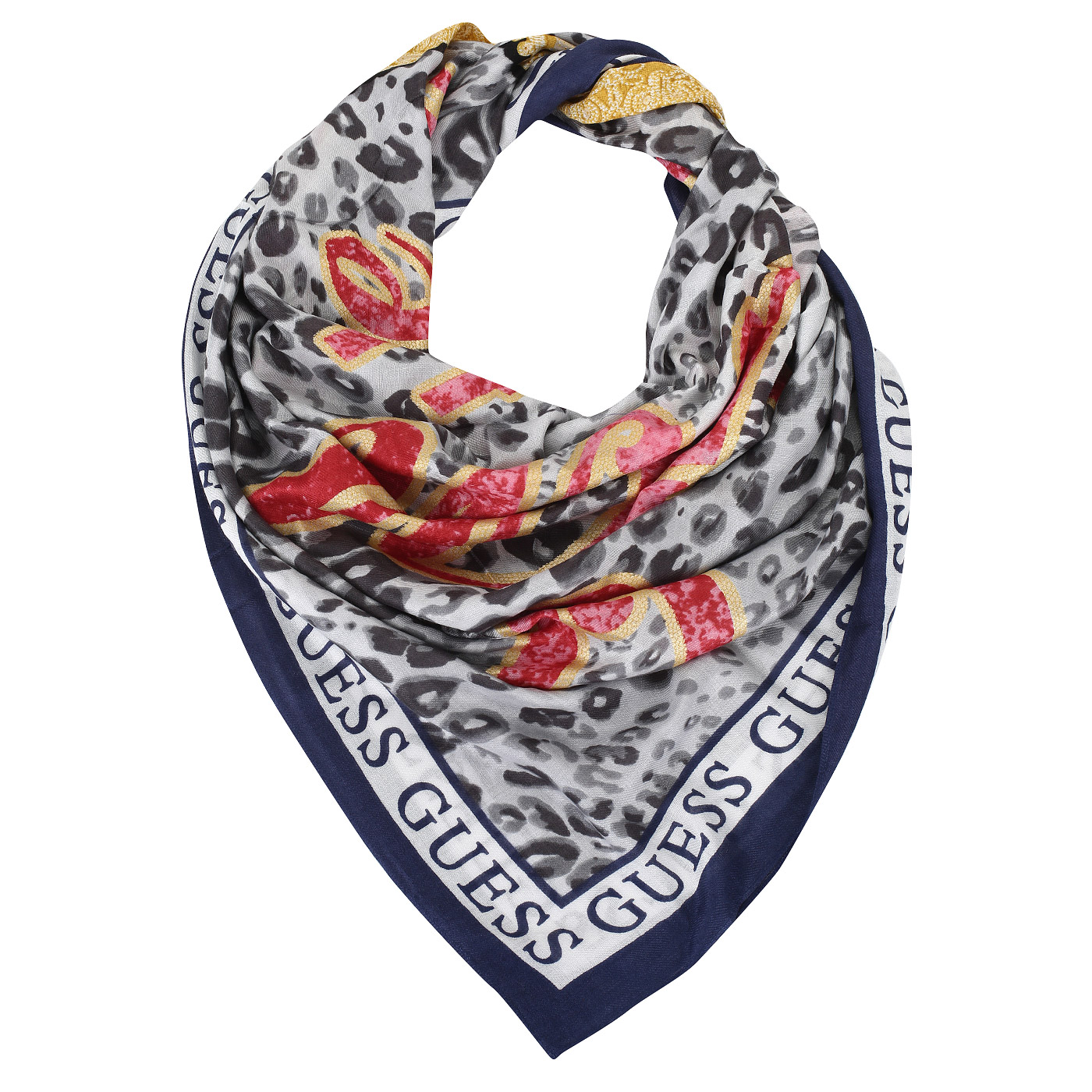 Guess Леопардовый платок