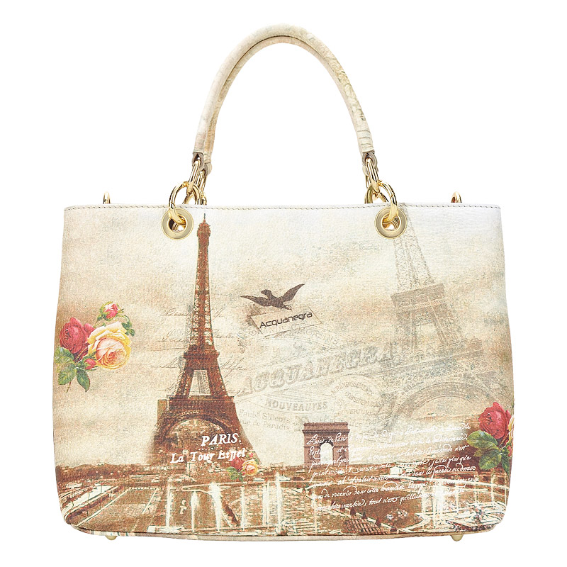 Acquanegra Женская кожаная сумка