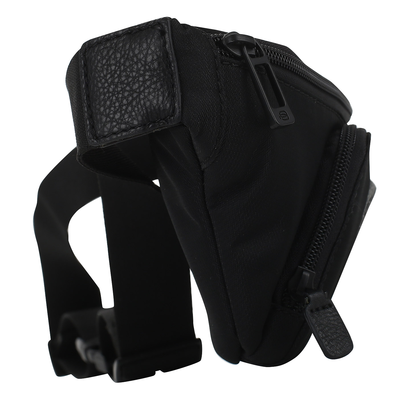 Черная поясная сумка на молнии Piquadro P16